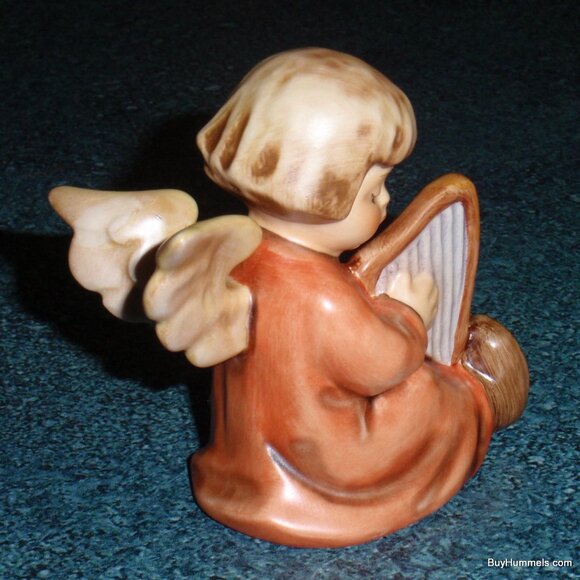 "Song Of Praise" Goebel Hummel Figurine #454 Angel With Harp TMK6 - CUTE GIFT! - Picture 8 of 10